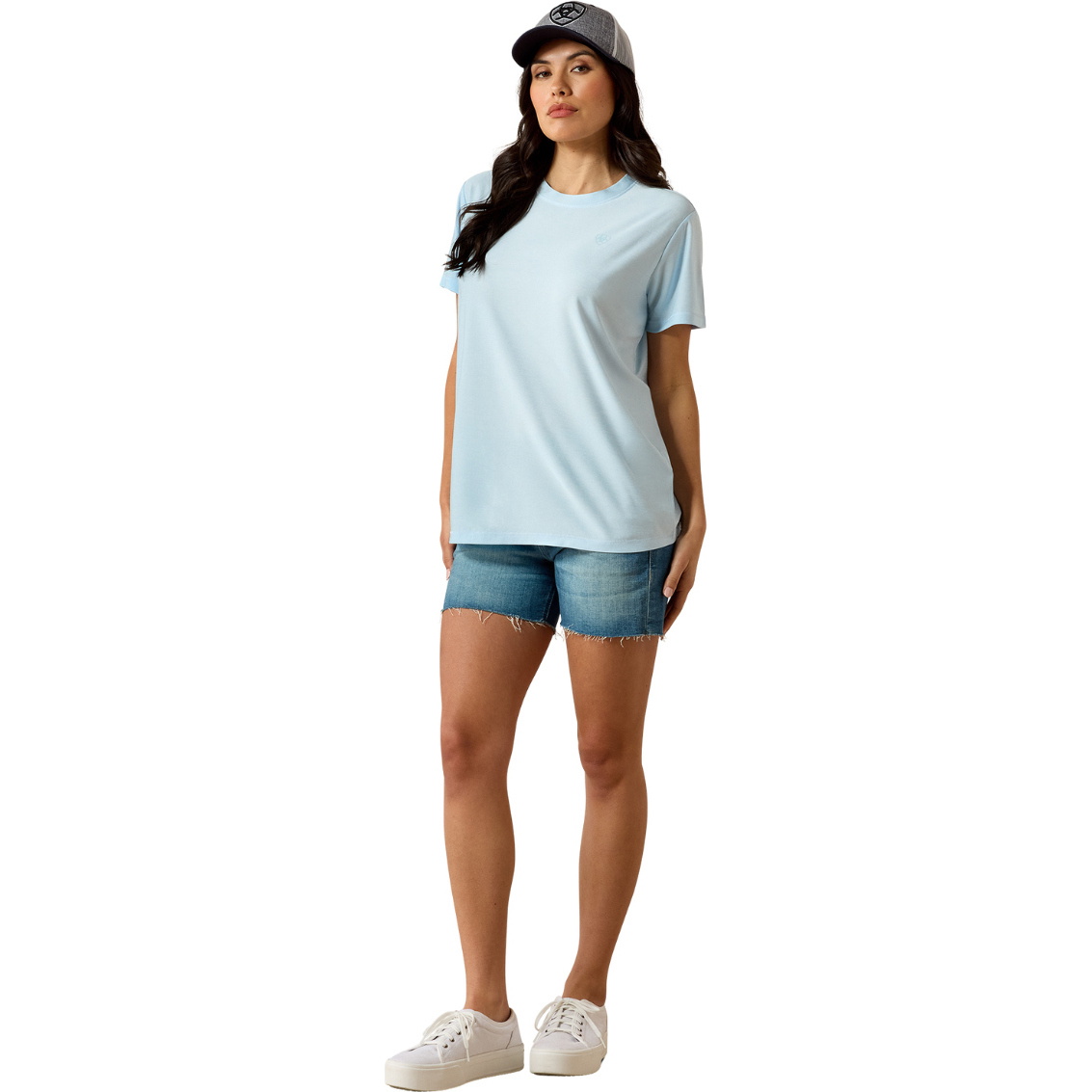 2026 Ariat Femmes Laguna Logo Chemise 10071254 - Nantucket Breeze